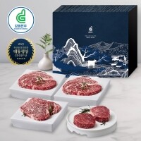 (혁신)강원한우 로스세트 2호, 1+등급 이상, 총 1.2kg(등심 300g 2팩, 안심 300g 1팩, 채끝 300g 1팩)